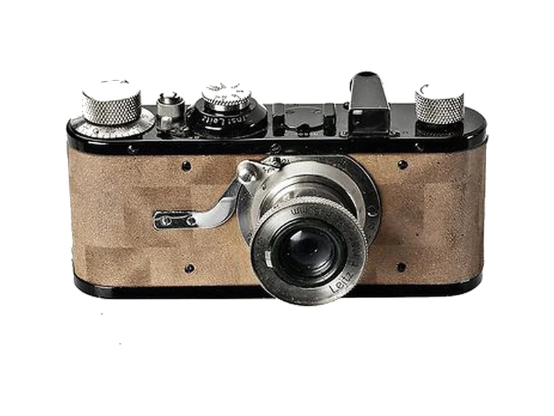 Leica I Mod A 'Calfskin' (Kalf Leather, suede, chequered)