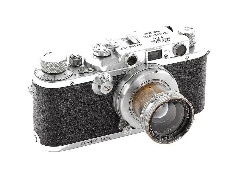 Leica IIIa (Mod G) chrome Tiranty Paris