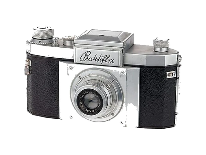 Praktica Praktiflex (1939 1946, chrome body, black leather)